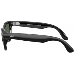 Умные очки Ray-Ban Meta* Skyler Gen 2 Shiny Black, Солнцезащитные линзы G-15 Green (RW4014)